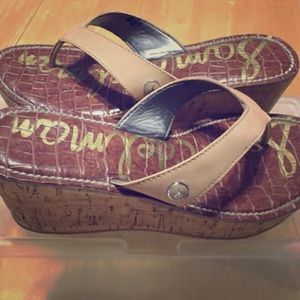 Used Nude cork wedges